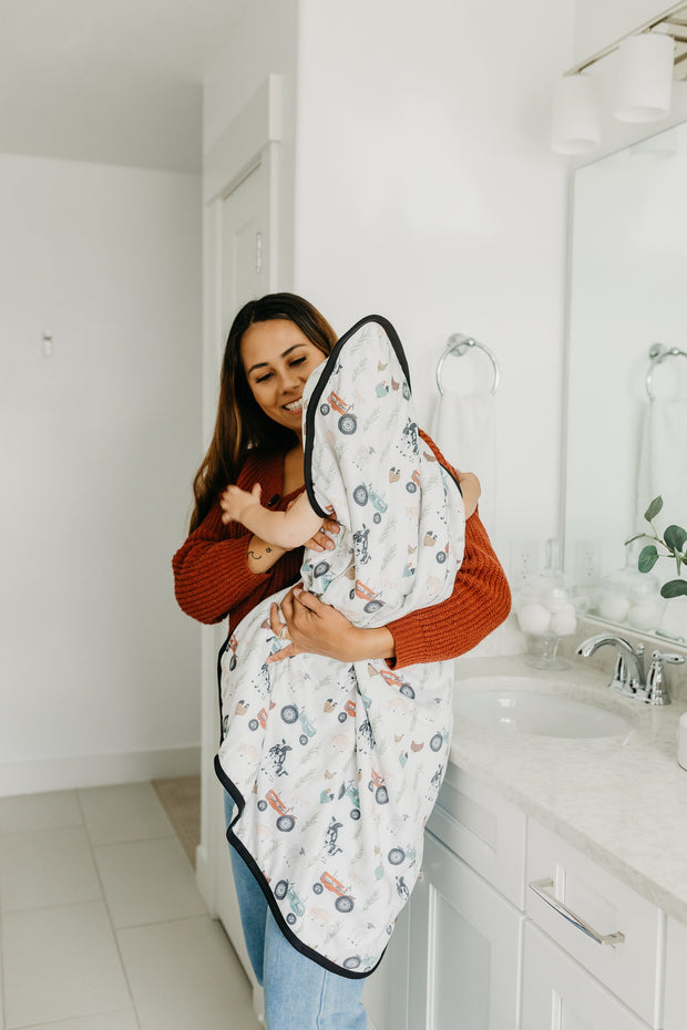 Copper Pearl Premium Knit Hooded Towel | Jo