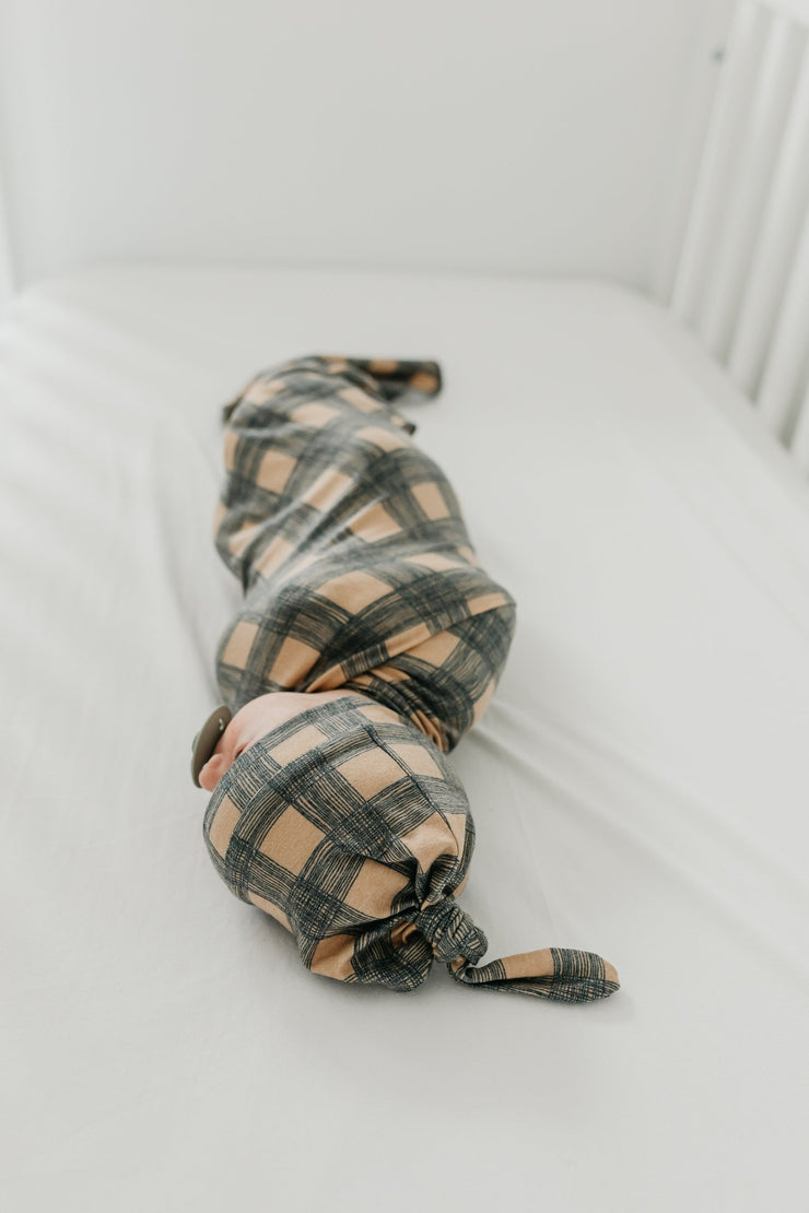 Copper Pearl Knit Swaddle Blanket | Billy