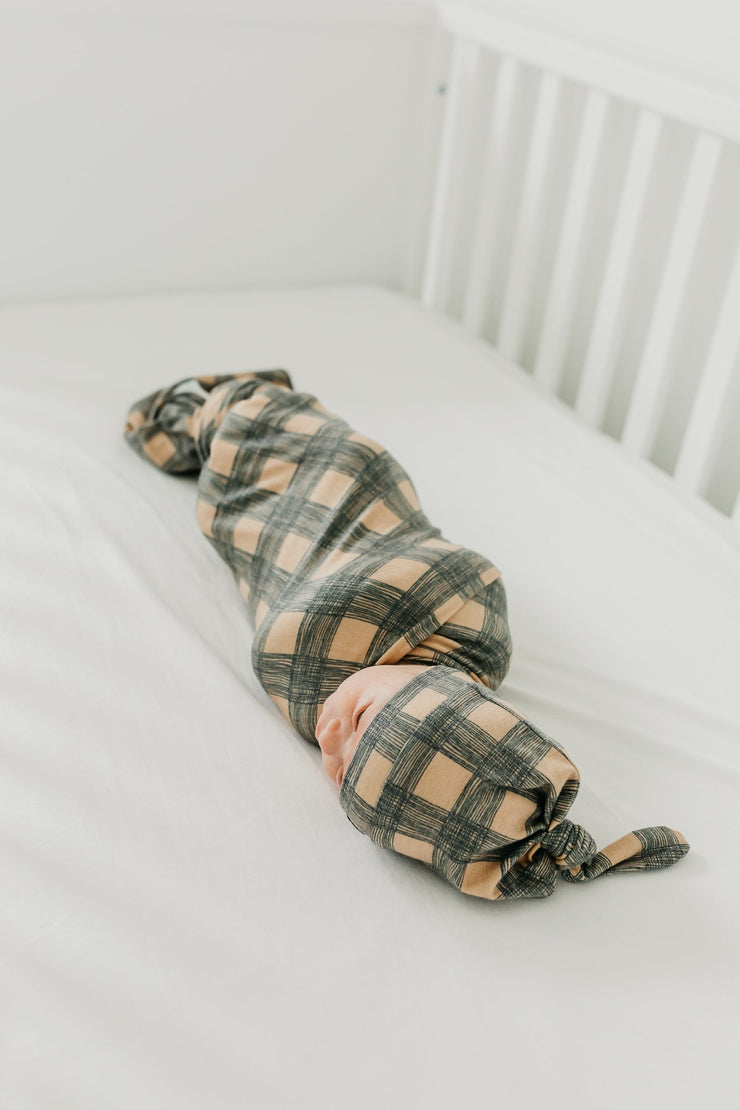 Copper Pearl Knit Swaddle Blanket | Billy