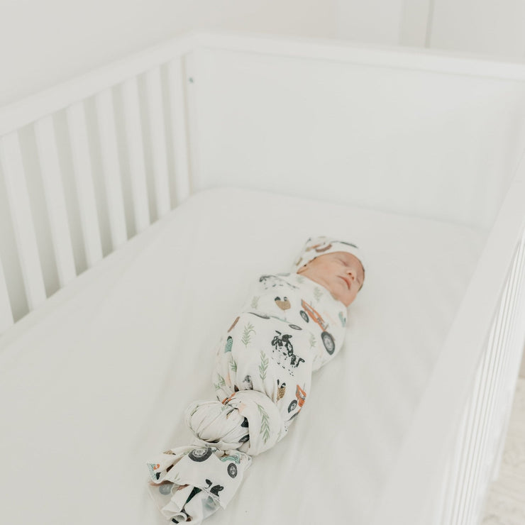 Copper Pearl Knit Swaddle Blanket | Jo