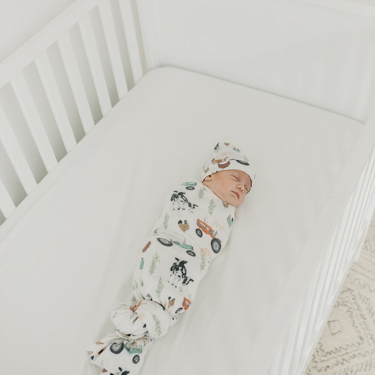 Copper Pearl Knit Swaddle Blanket | Jo