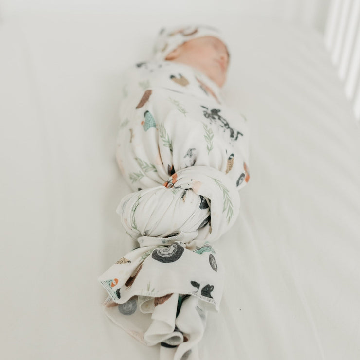 Copper Pearl Knit Swaddle Blanket | Jo