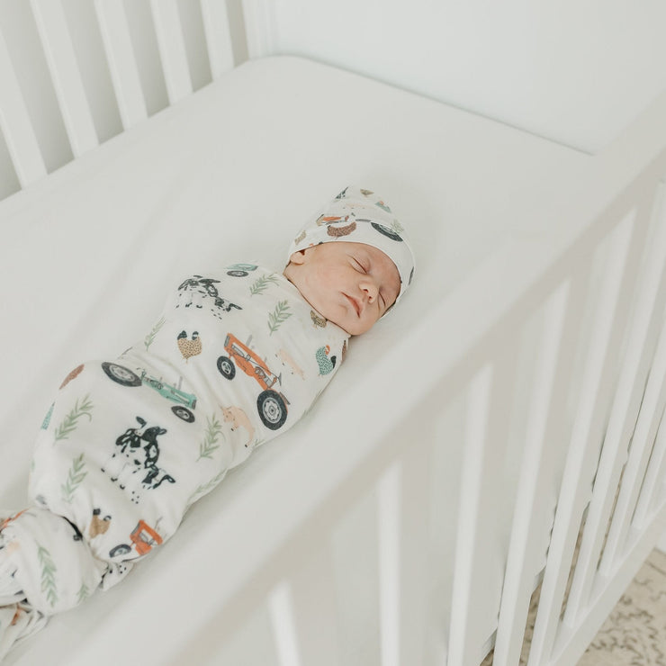 Copper Pearl Knit Swaddle Blanket | Jo