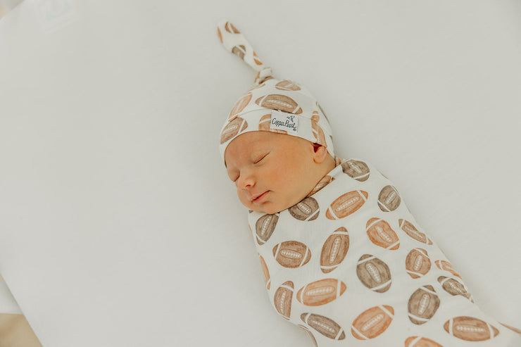 Copper Pearl Top Knot Hat | Blitz