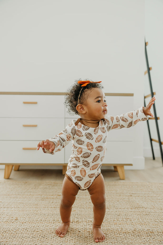 Copper Pearl Long Sleeve Bodysuit | Blitz
