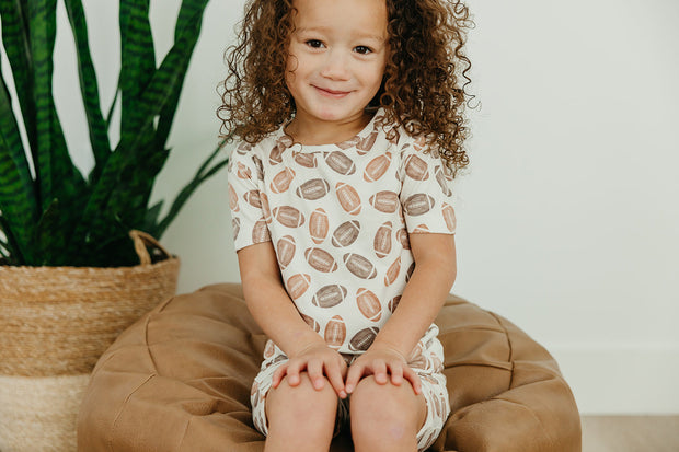 Copper Pearl 2-Piece Short Sleeve Pajama Set | Blitz