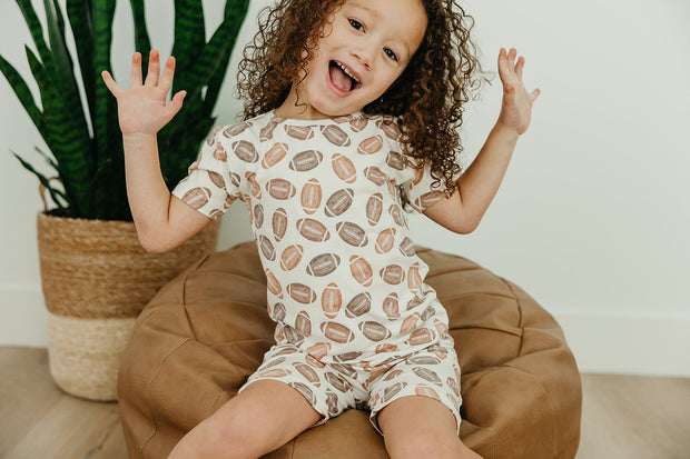 Copper Pearl 2-Piece Short Sleeve Pajama Set | Blitz