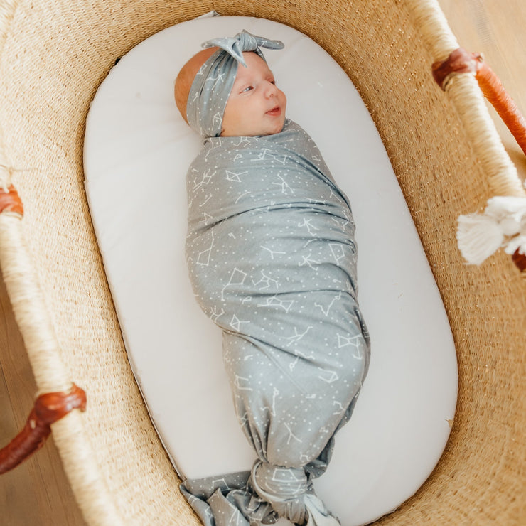 Copper Pearl Knit Swaddle Blanket | Astro