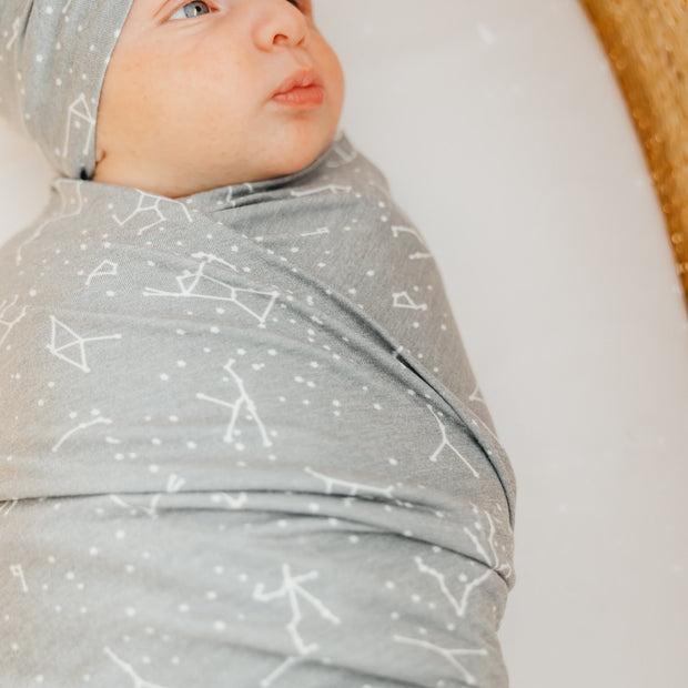 Copper Pearl Knit Swaddle Blanket | Astro