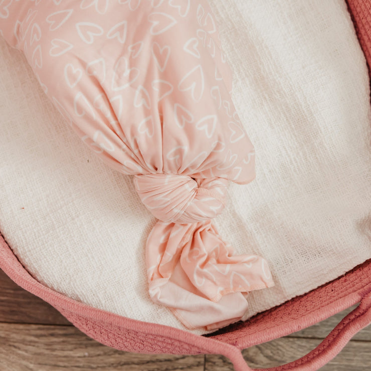 Copper Pearl Knit Swaddle Blanket | Sweetie