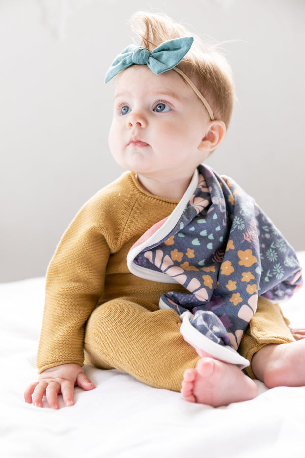 Copper Pearl Three-Layer Security Blanket Set | Meadow