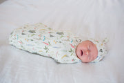 Copper Pearl Knit Swaddle Blanket | Aspen