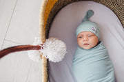 Copper Pearl Knit Swaddle Blanket | Sonny