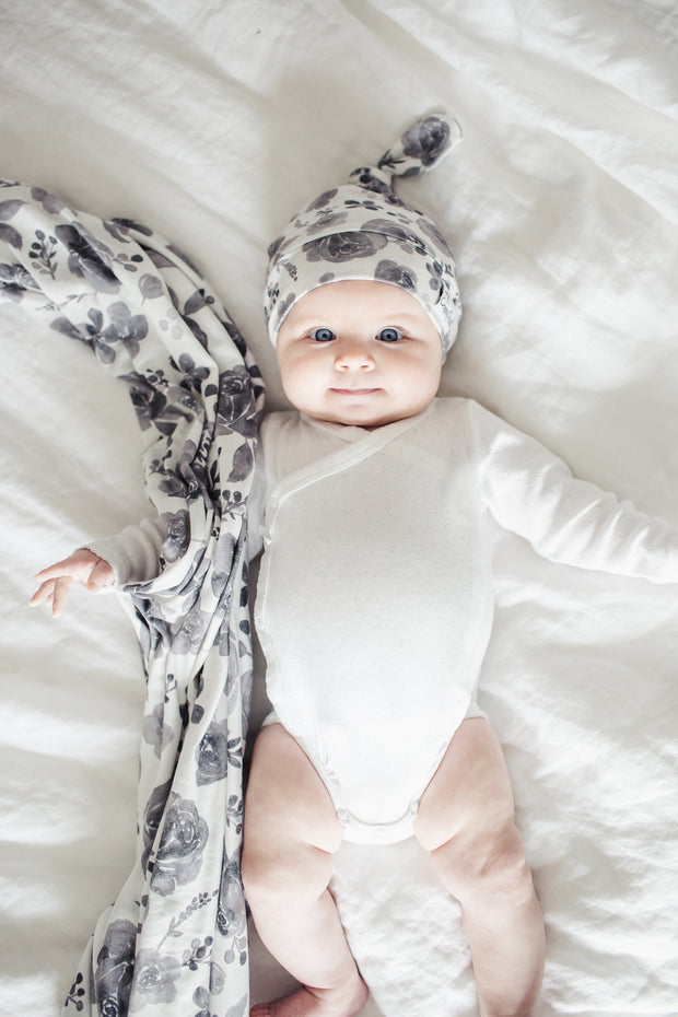 Copper Pearl Knit Swaddle Blanket | Rowan