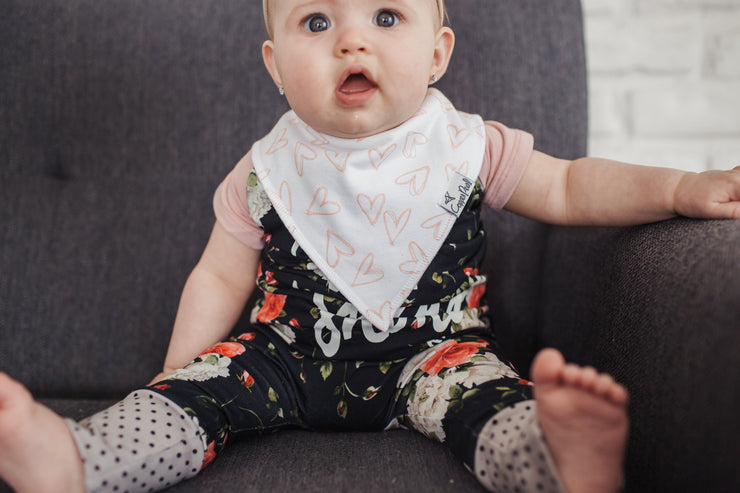 Copper Pearl Baby Bandana Bibs | Lola