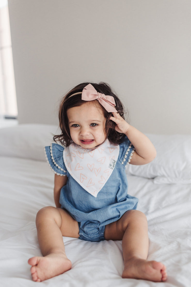 Copper Pearl Baby Bandana Bibs | Lola