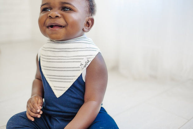 Copper Pearl Baby Bandana Bibs | Chip