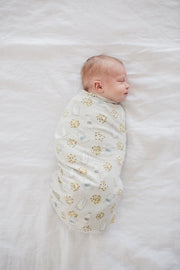 Copper Pearl Knit Swaddle Blanket | Chip