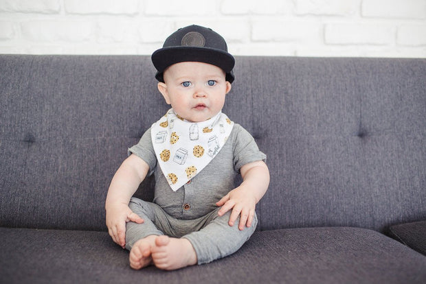 Copper Pearl Baby Bandana Bibs | Chip