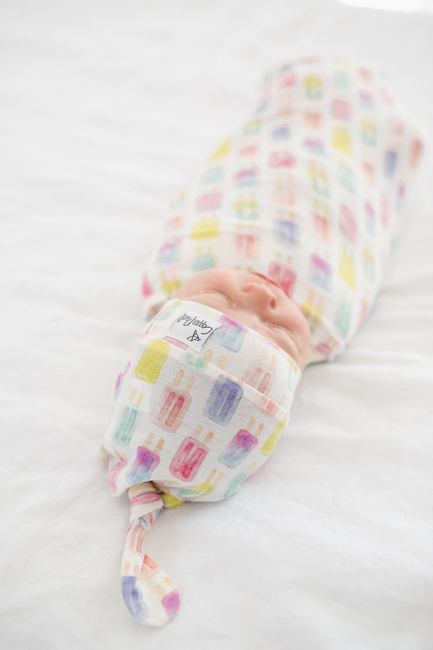 Copper Pearl Knit Swaddle Blanket | Summer