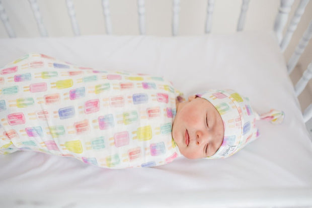 Copper Pearl Knit Swaddle Blanket | Summer