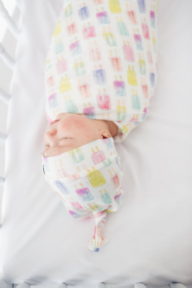 Copper Pearl Knit Swaddle Blanket | Summer