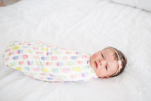 Copper Pearl Knit Swaddle Blanket | Summer