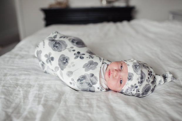 Copper Pearl Knit Swaddle Blanket | Rowan