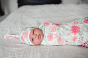 Copper Pearl Knit Swaddle Blanket | June