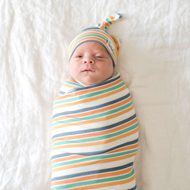 Copper Pearl Top Knot Hat | Retro