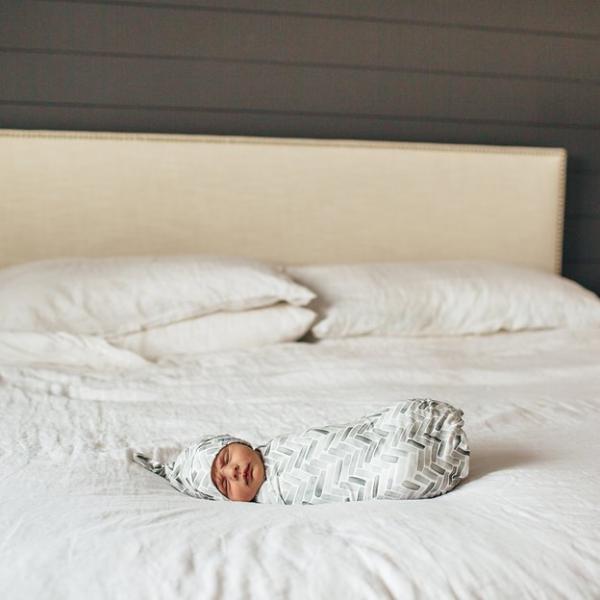 Copper Pearl Knit Swaddle Blanket | Alta