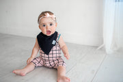 Copper Pearl Baby Bandana Bibs | Black Basics