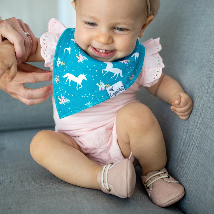 Copper Pearl Baby Bandana Bibs | Whimsy