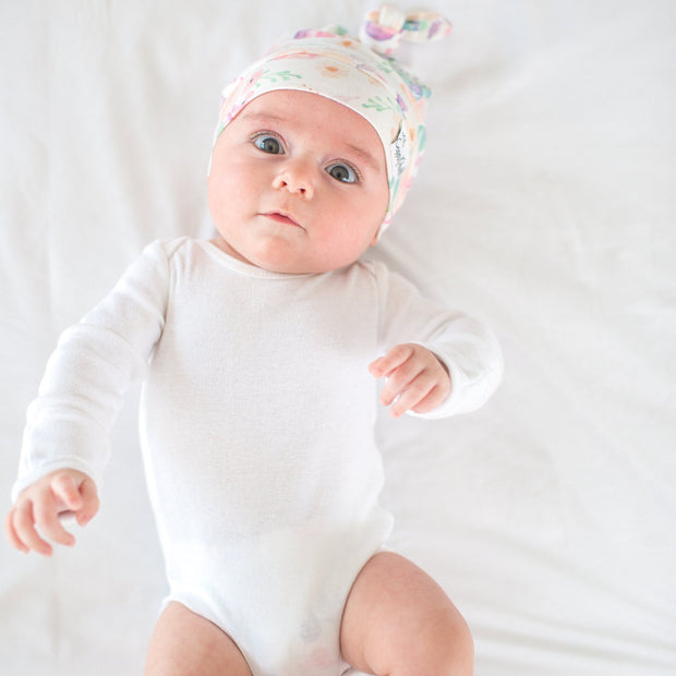 Copper Pearl Top Knot Hat | Bloom