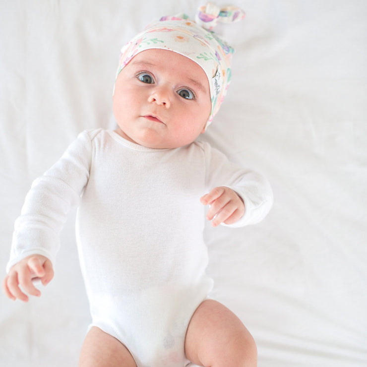 Copper Pearl Top Knot Hat | Bloom