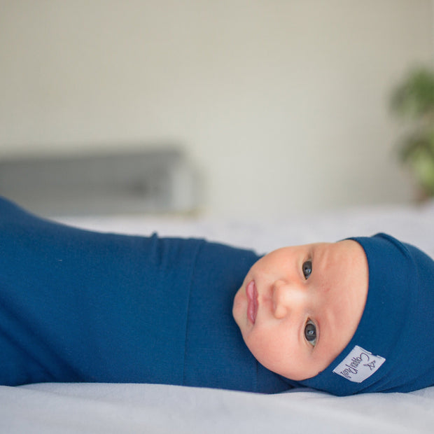 Copper Pearl Top Knot Hat | River