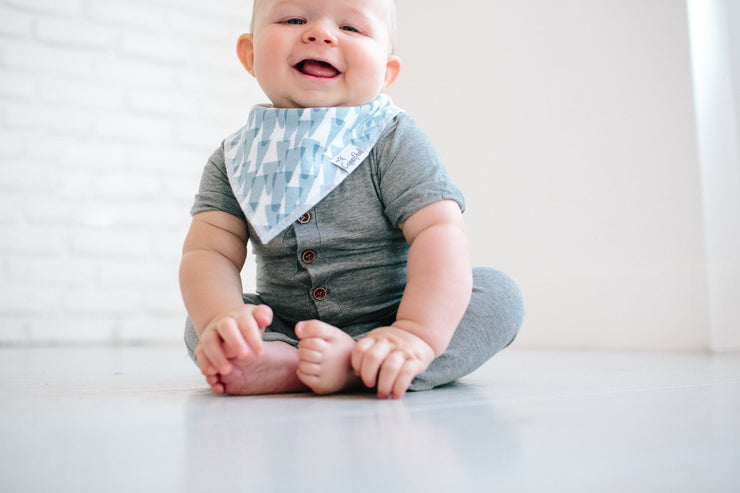 Copper Pearl Baby Bandana Bibs | Arctic