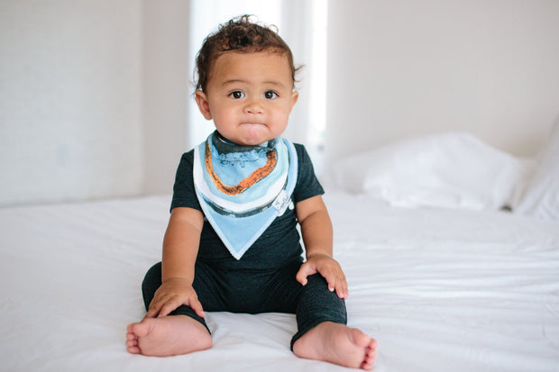 Copper Pearl Baby Bandana Bibs | Arctic