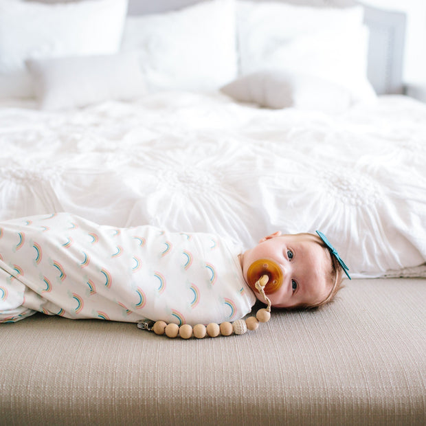 Copper Pearl Knit Swaddle Blanket | Daydream