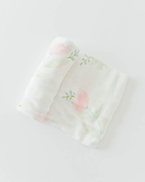 Little Unicorn Deluxe Swaddle - Pink Peony