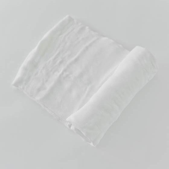 Little Unicorn Deluxe Muslin Swaddle Blanket Set | Plain White