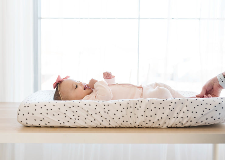 Copper Pearl Premium Knit Diaper Changing Pad Cover | Willow