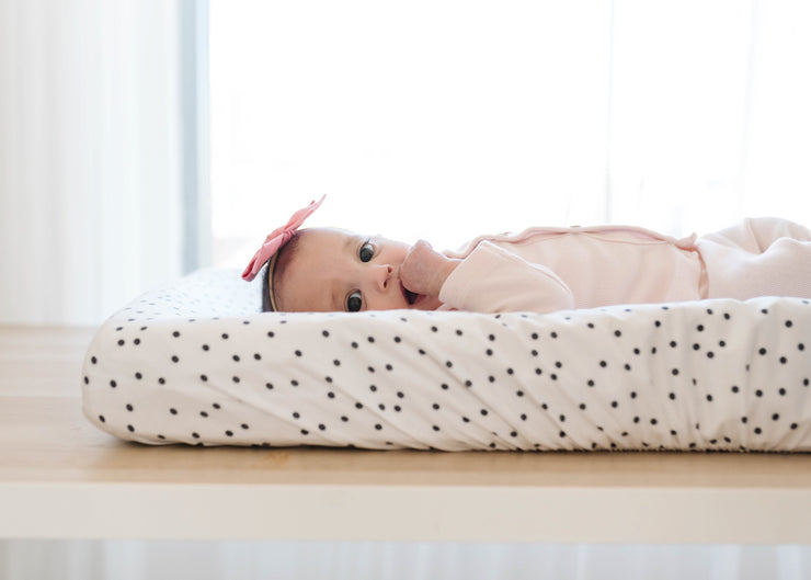 Copper Pearl Premium Knit Diaper Changing Pad Cover | Willow