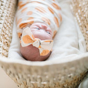 Copper Pearl Knit Swaddle Blanket | Patch