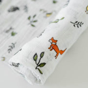 Little Unicorn Cotton Muslin Swaddle Blanket | Forest Friends