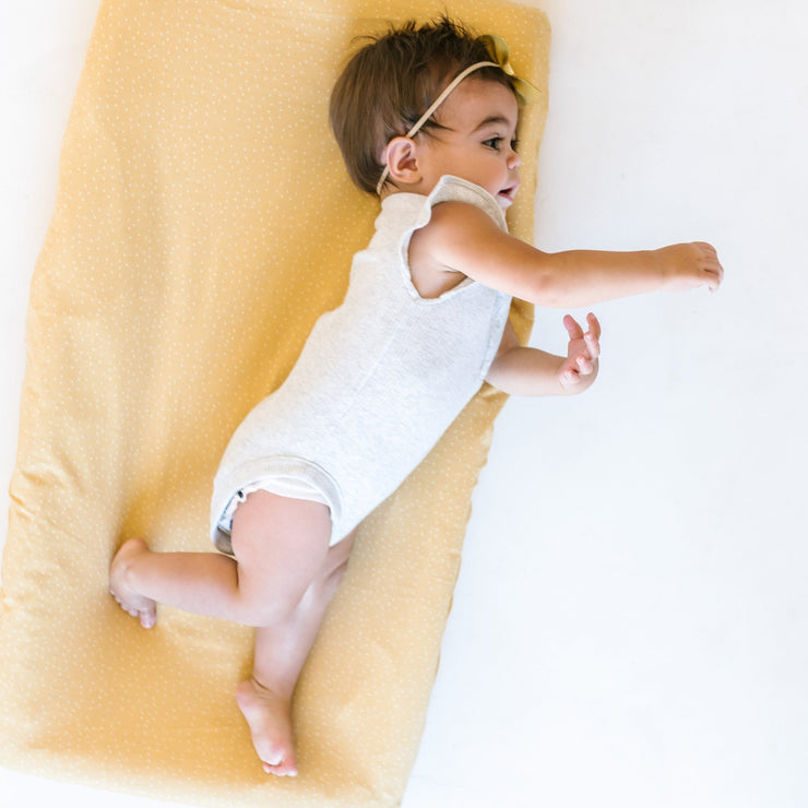 Copper Pearl Premium Knit Diaper Changing Pad Cover | Marigold