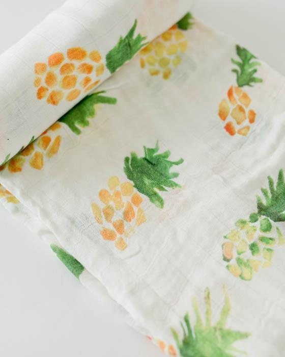 Little Unicorn Deluxe Swaddle | Pineapple