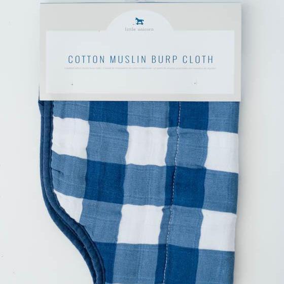 Little Unicorn Cotton Muslin Burp Cloth | Jack Plaid