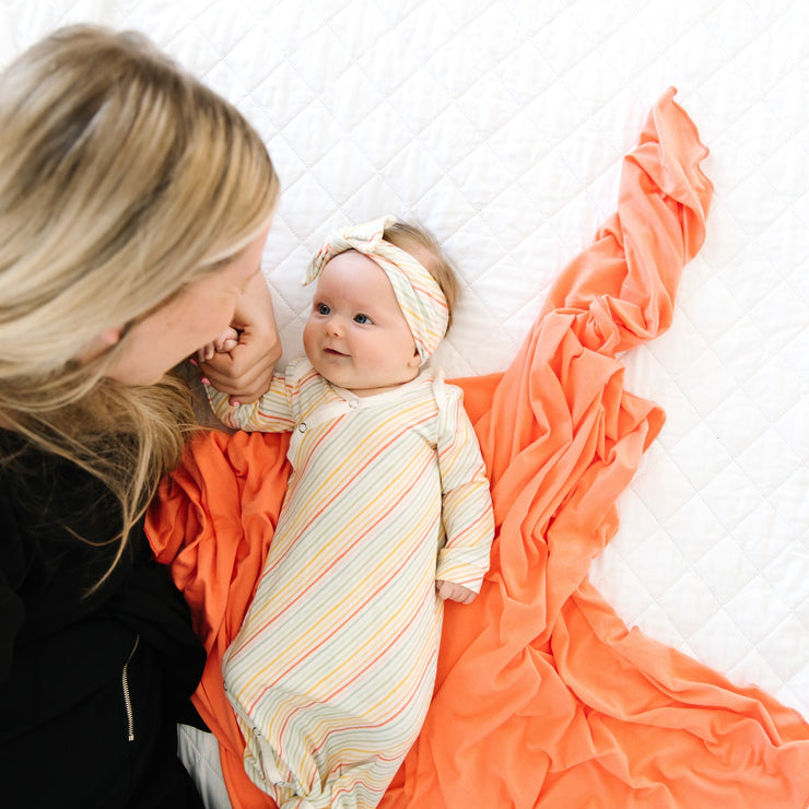 Copper Pearl Knotted Gown | Rainee