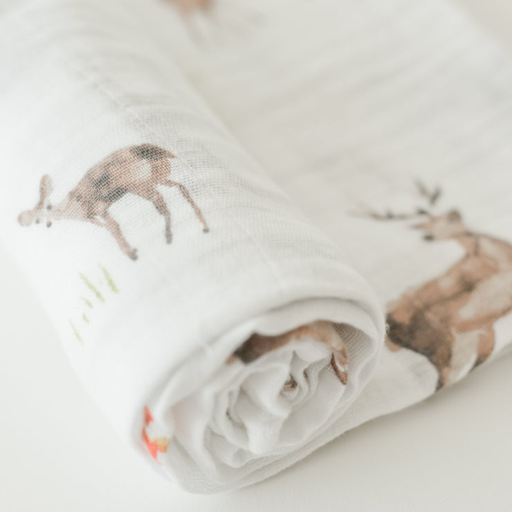 Little Unicorn Cotton Muslin Swaddle Blanket | Oh Deer!